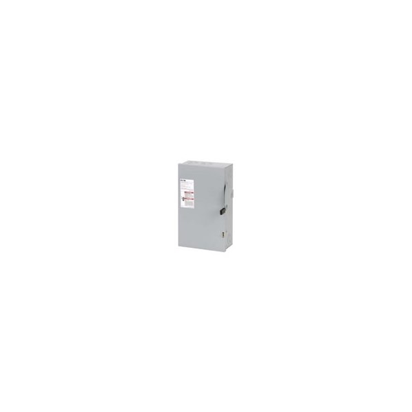 Eaton Cutler-Hammer Safety Switch, Nonfusible, 2PST, Single Phase, NEMA 1, Indoor, Steel DG222UGB - main